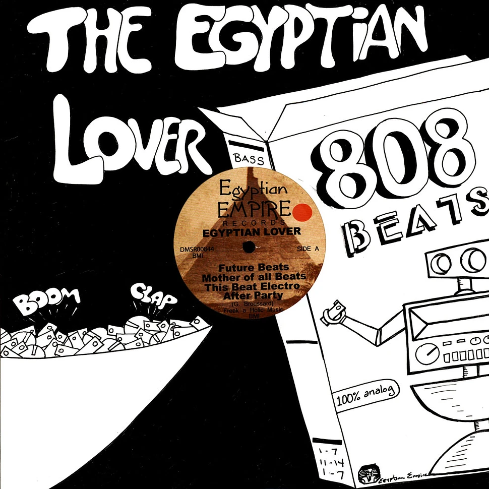 Egyptian Lover - 808 Beats EP Volume 1 Black Vinyl Edition