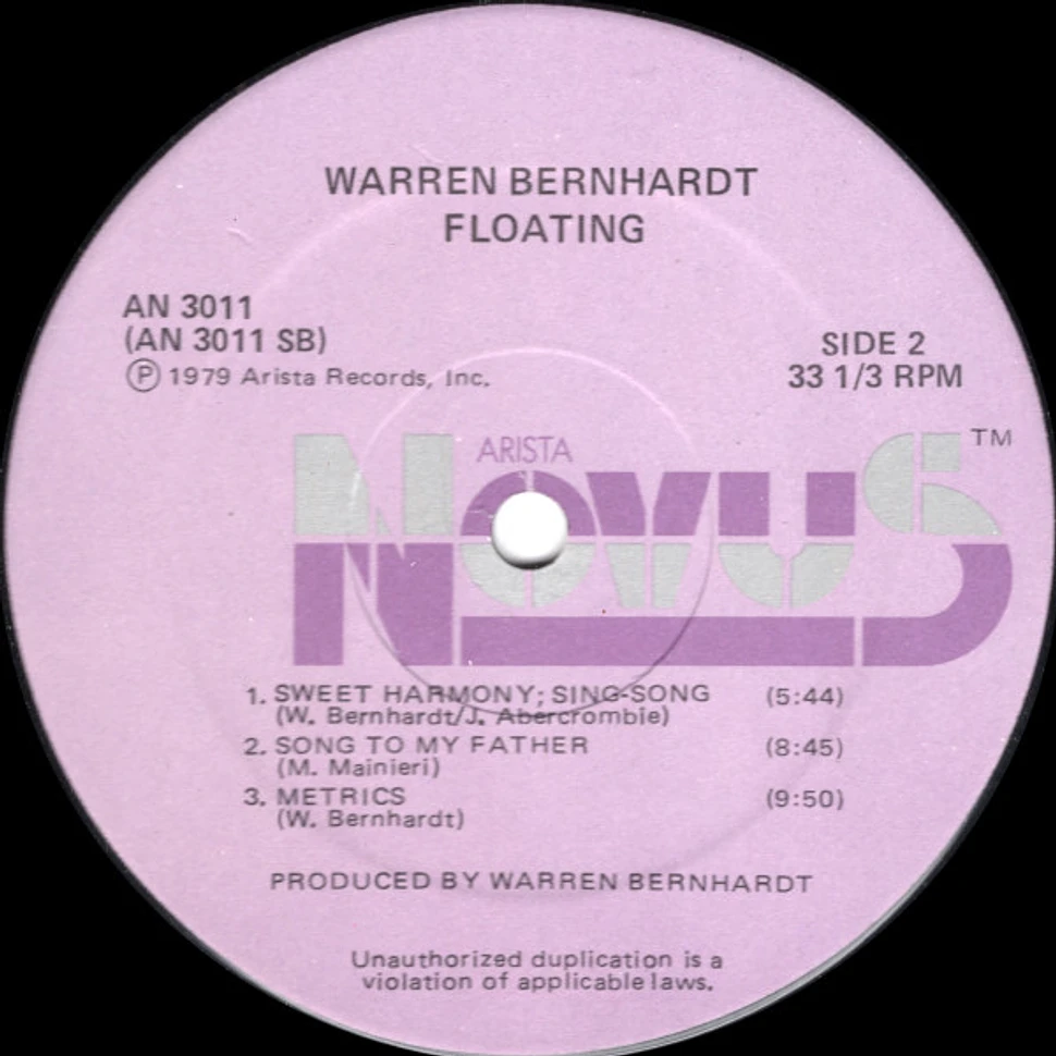 Warren Bernhardt - Floating