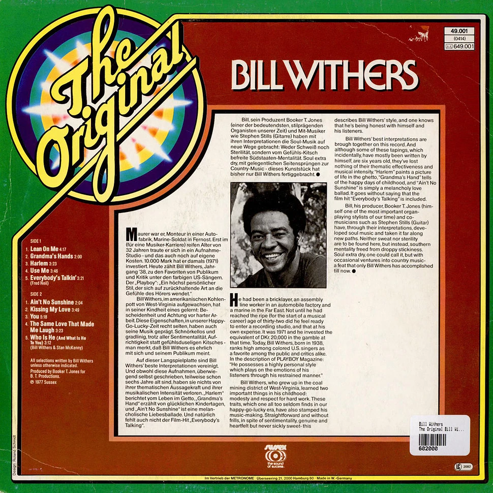 Bill Withers - The Original Bill Withers