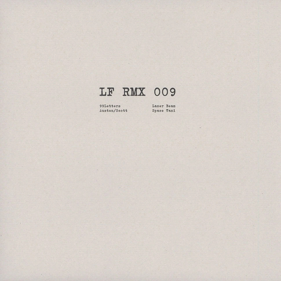 99 Letters / Austen & Scott - LF Rmx 009 Len Faki Mixes Transparent Vinyl Edition