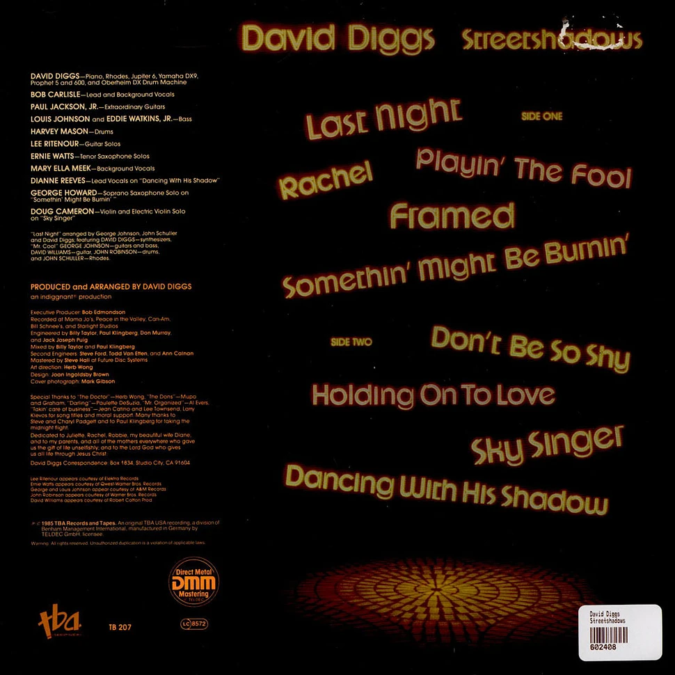David Diggs - Streetshadows