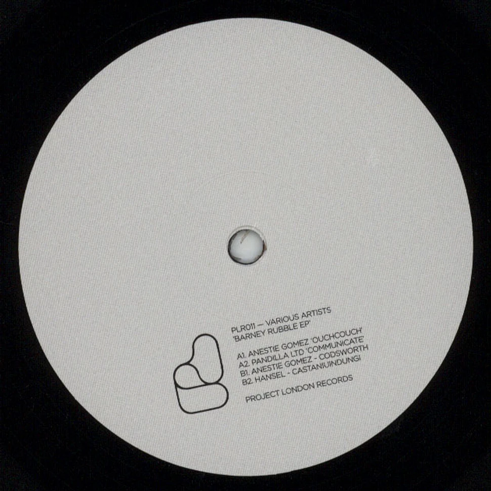 Anestie Gomez, Pandilla Ltd & Hansel - Barney Rubble EP