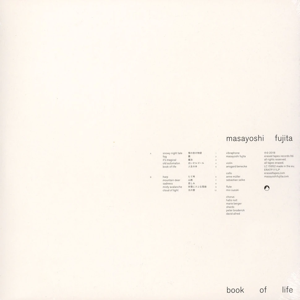 Masayoshi Fujita - Book Of Life Clear Vinyl Edition