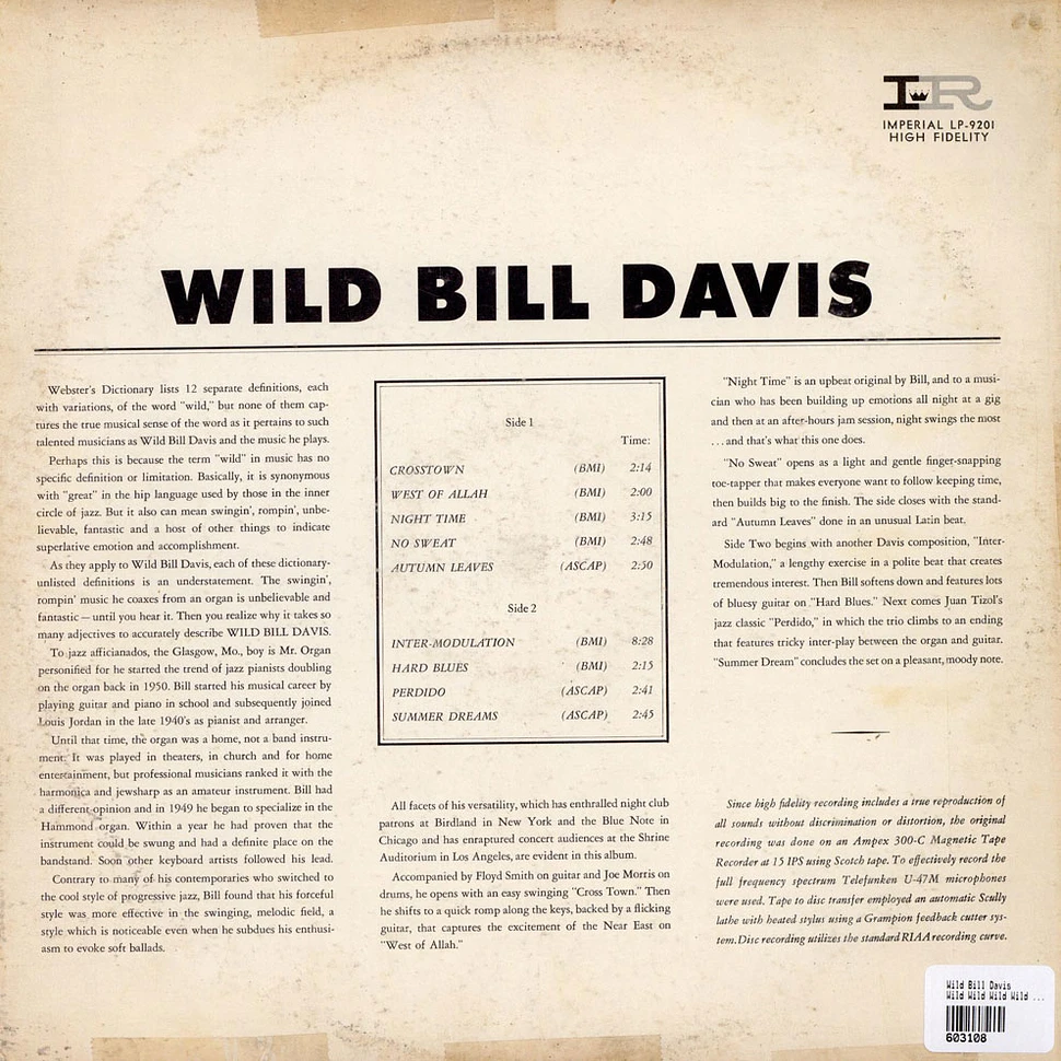 Wild Bill Davis - Wild Wild Wild Wild Wild Wild Wild Wild Wild Wild