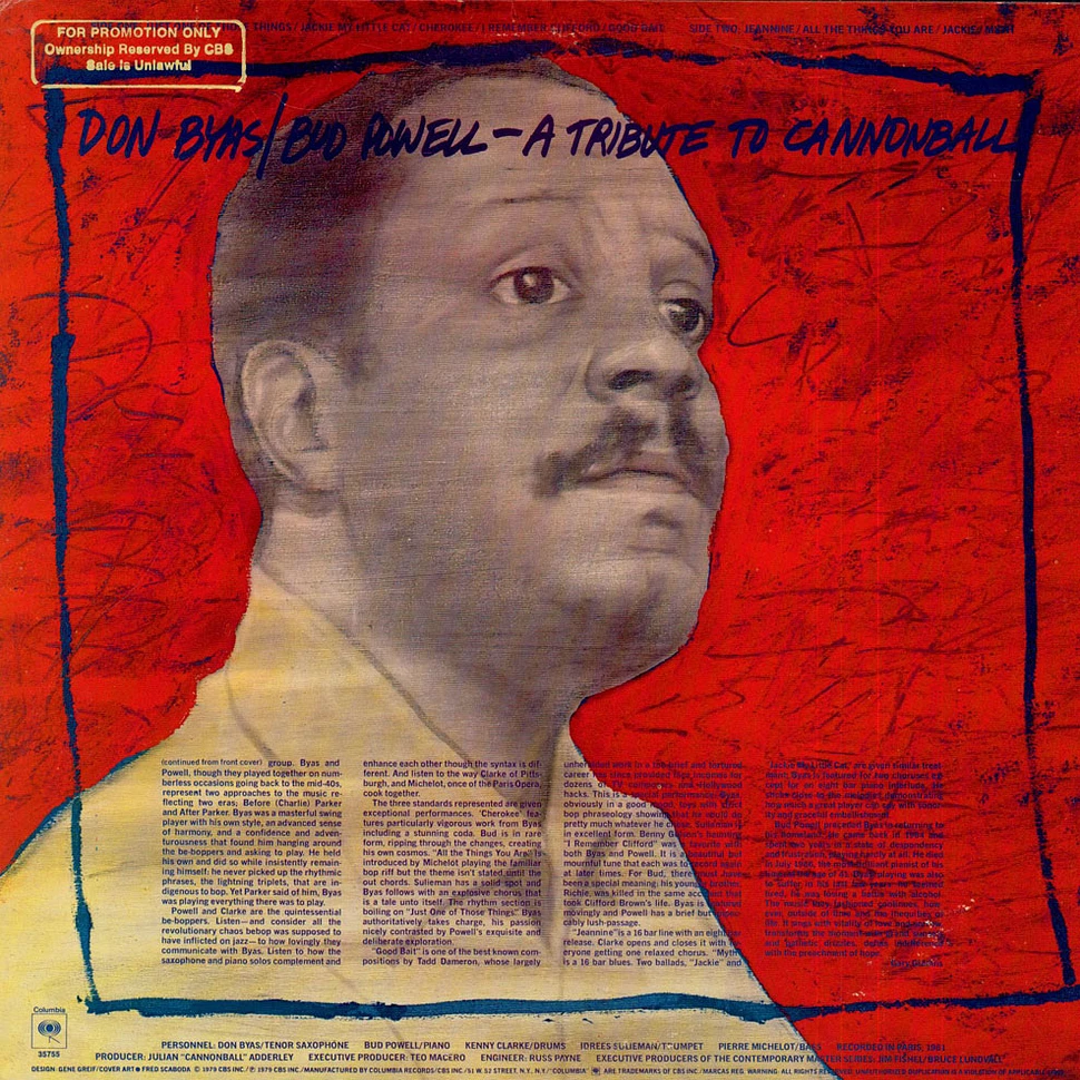 Don Byas / Bud Powell - A Tribute To Cannonball