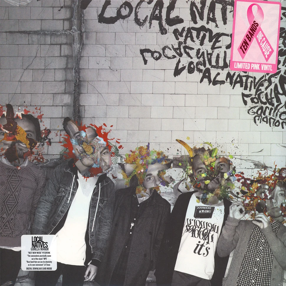 Local Natives - Gorilla Manor Ten Bands One Cause Pink Vinyl Edition