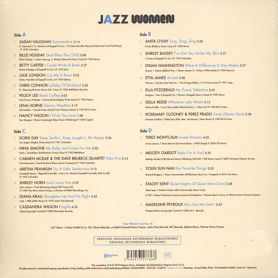 V.A. - Jazz Women - Timeless Classics From The Queens Of Jazz
