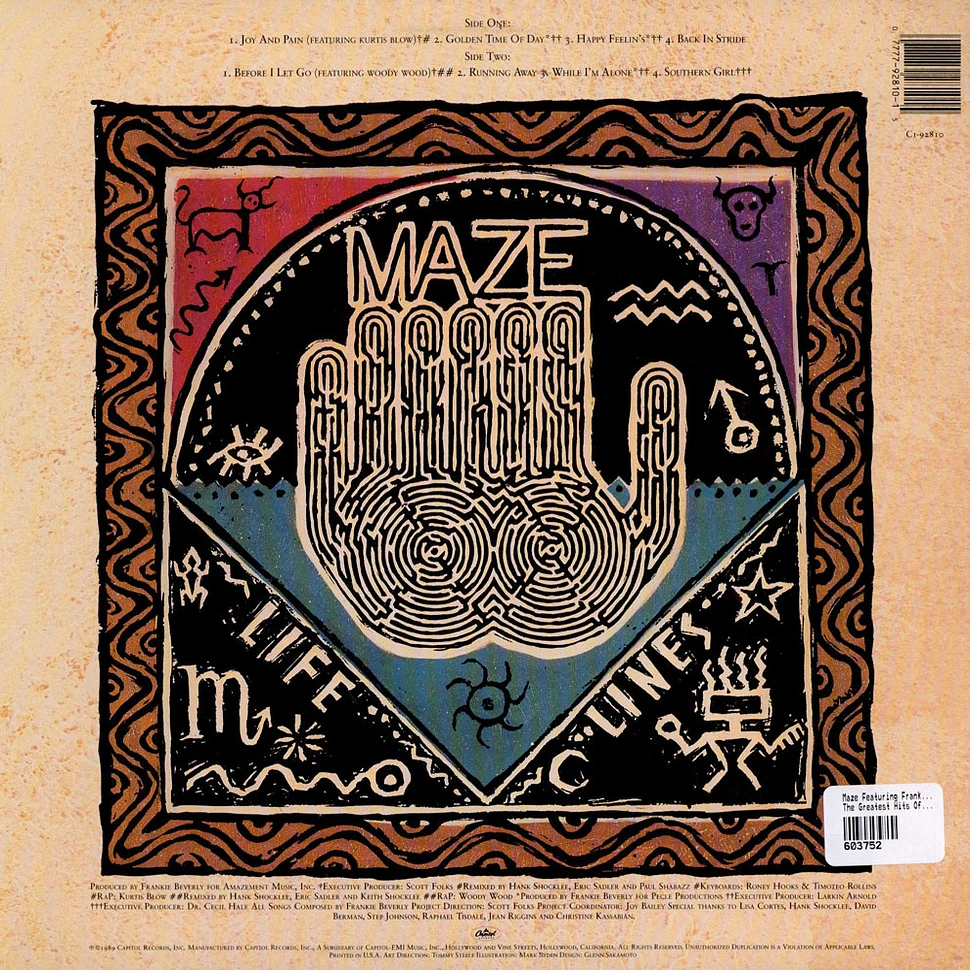 Maze Featuring Frankie Beverly - The Greatest Hits Of (Lifelines - Volume 1)