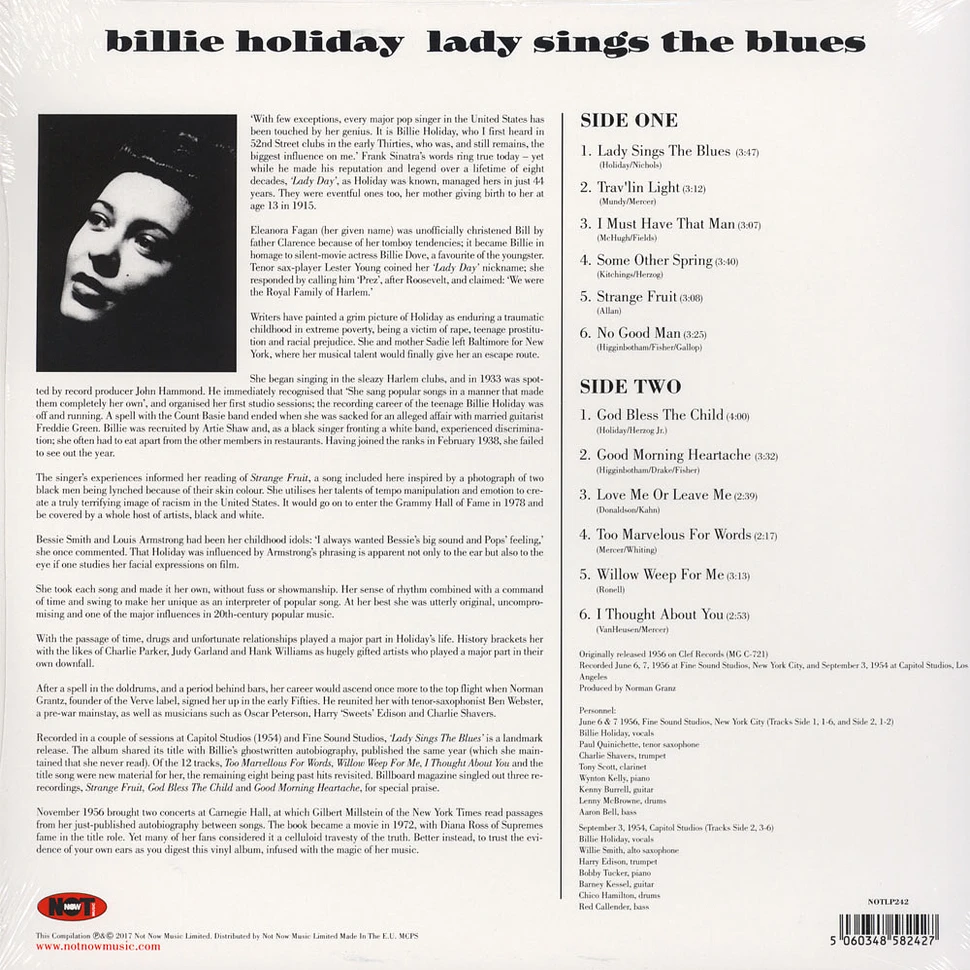 Billie Holiday - Lady Sings The Blues