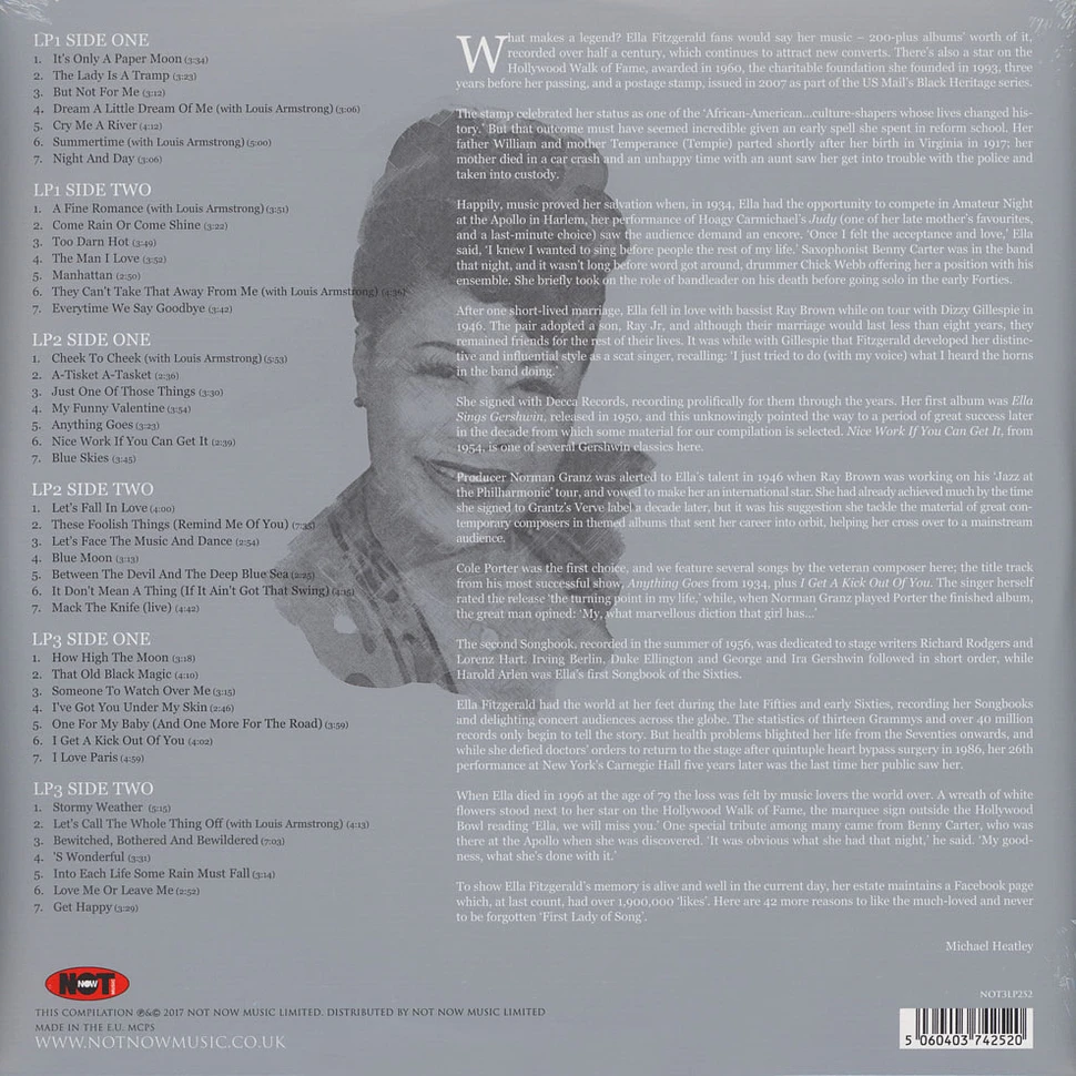 Ella Fitzgerald - Platinum Collection White Vinyl Edition