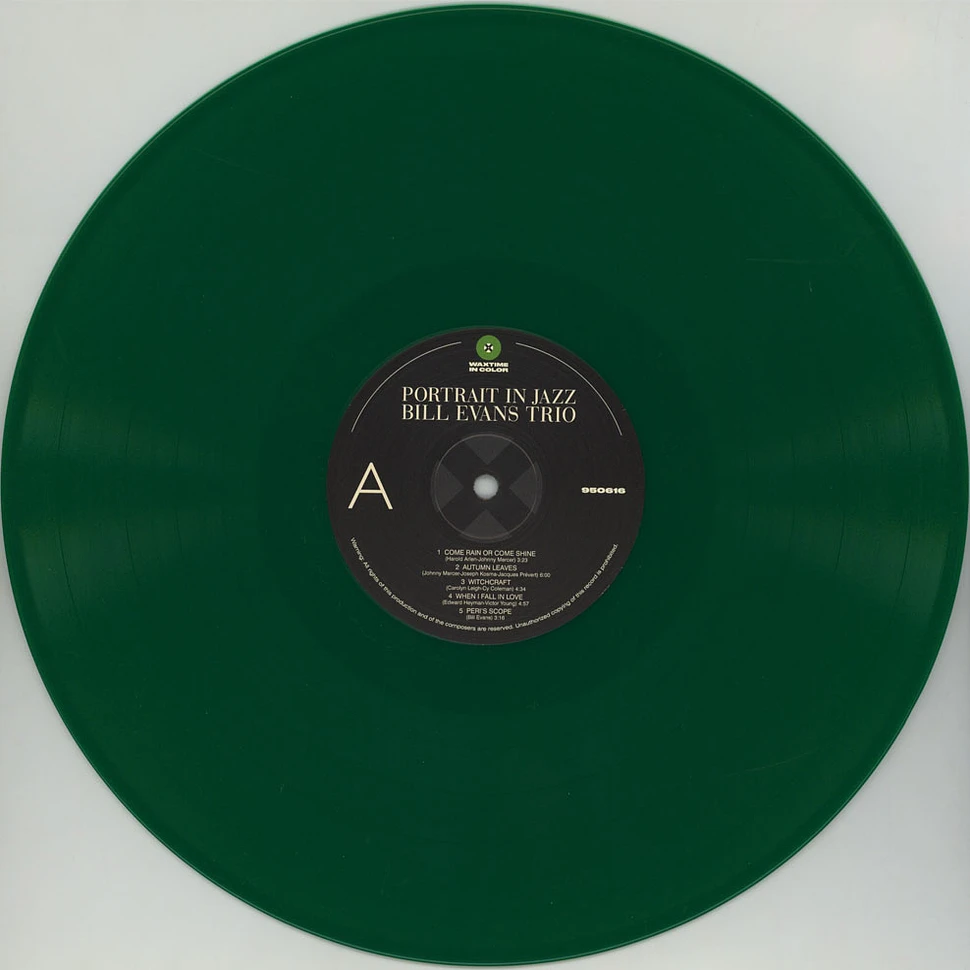 Bill Evans Trio - Portrait In Jazz Green Vinyl Edition