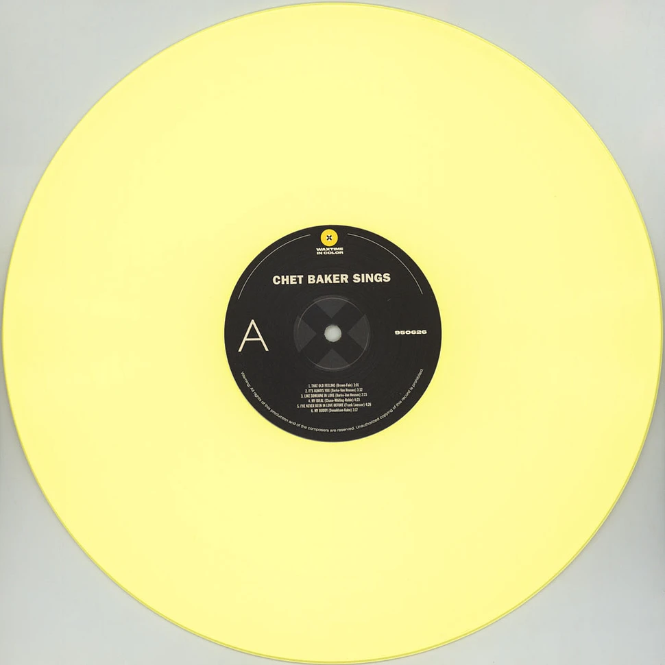 Chet Baker - Sings Yellow Vinyl Edition