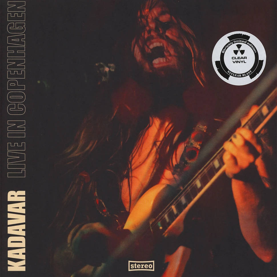 Kadavar - Live In Copenhagen Clear Vinyl Edition