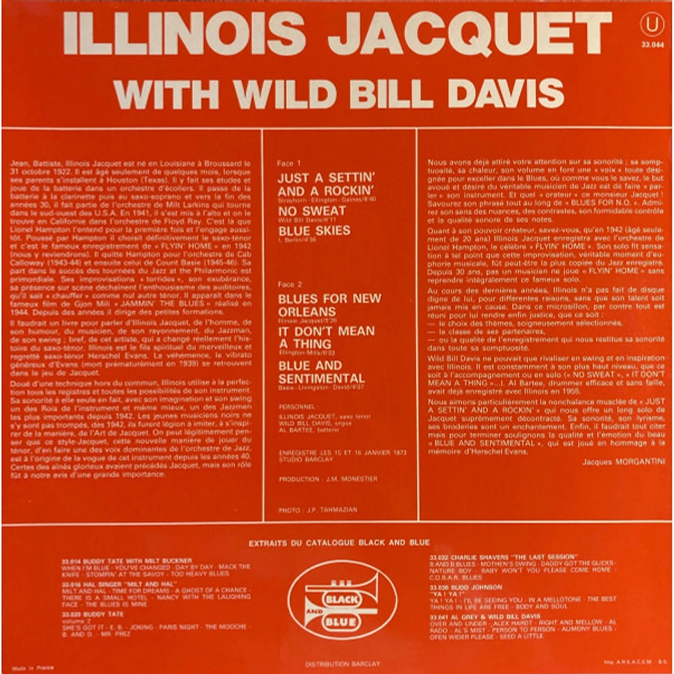 Illinois Jacquet - Illinois Jacquet With Wild Bill Davis