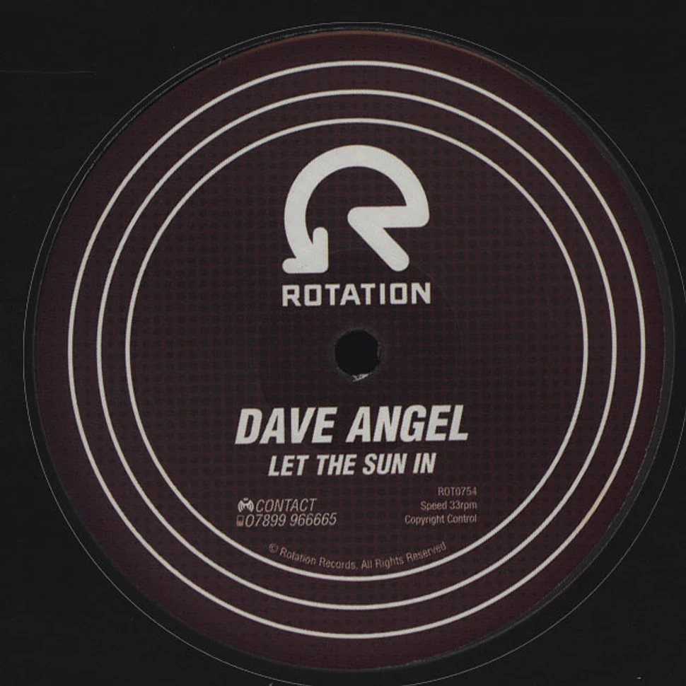 Dave Angel - Belle Am / Let The Sun In