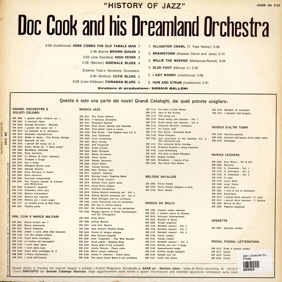 Cook's Dreamland Orchestra - Chicago