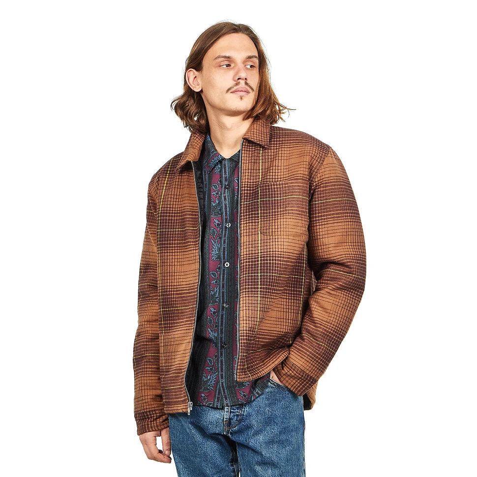 Stüssy - Zip Up Plaid Shirt