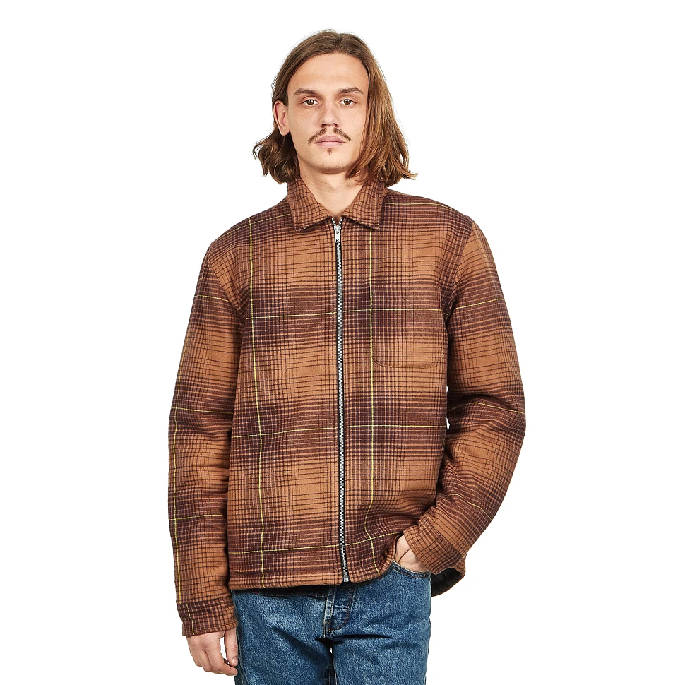 Stüssy - Zip Up Plaid Shirt