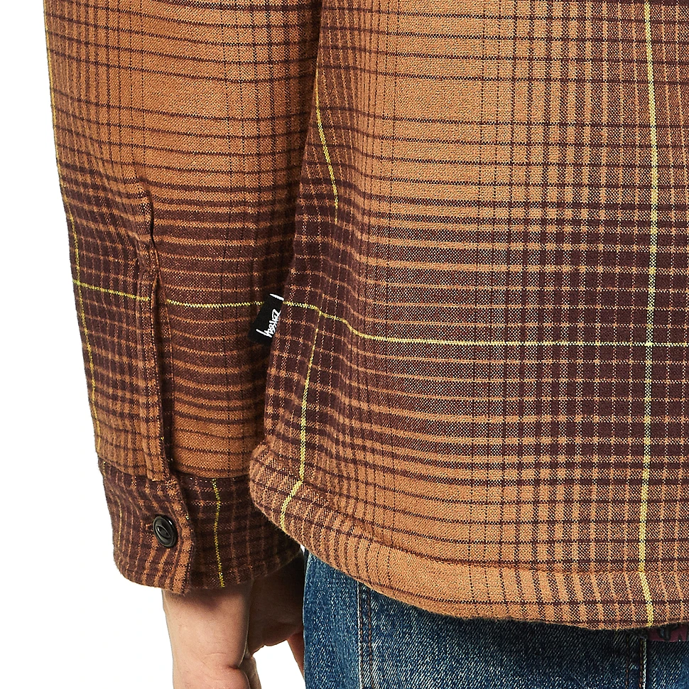 Stüssy - Zip Up Plaid Shirt