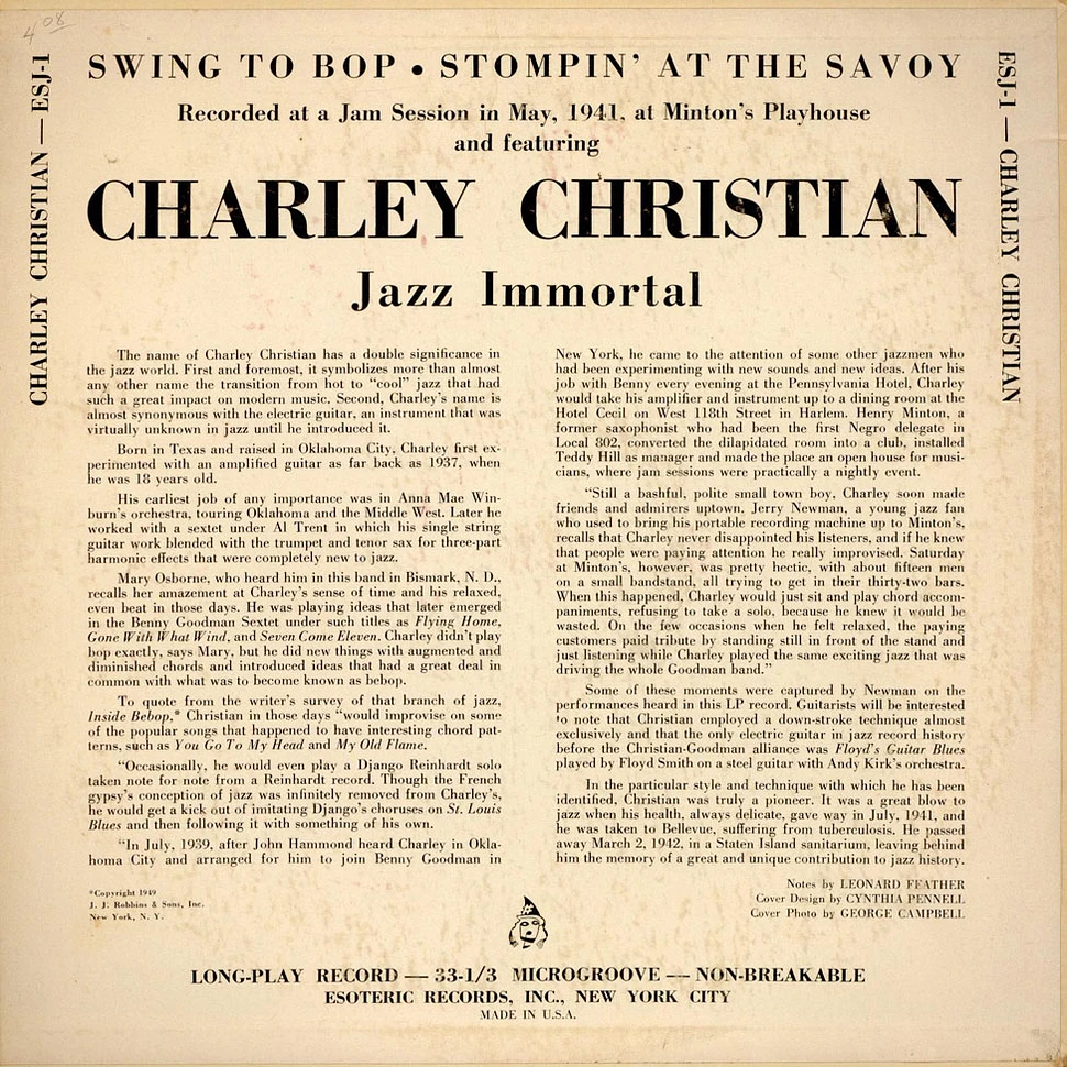 Charlie Christian - Jazz Immortal