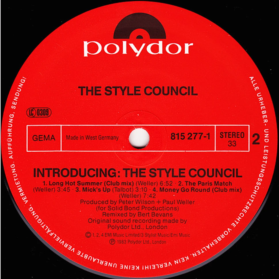 The Style Council - Introducing: The Style Council