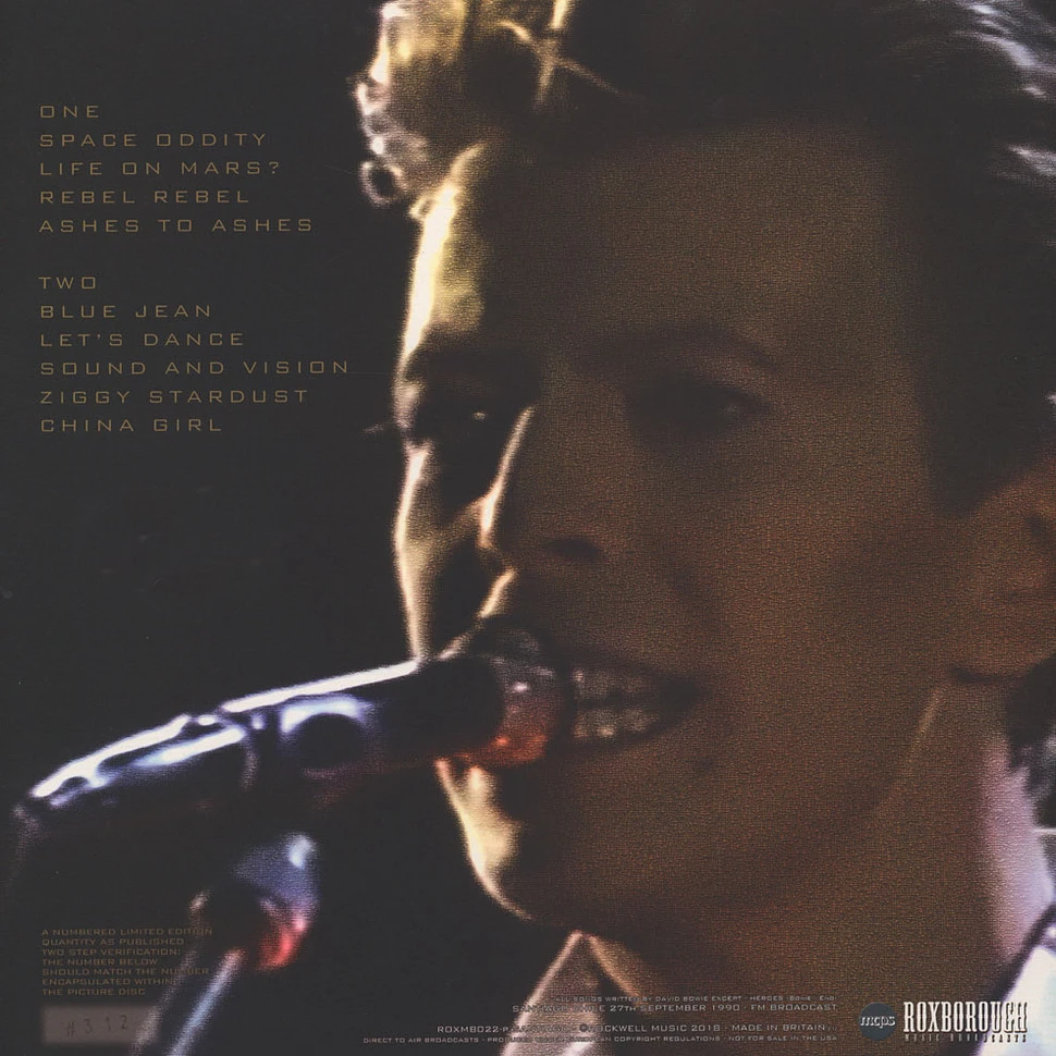 David Bowie - Santiago Picture Disc
