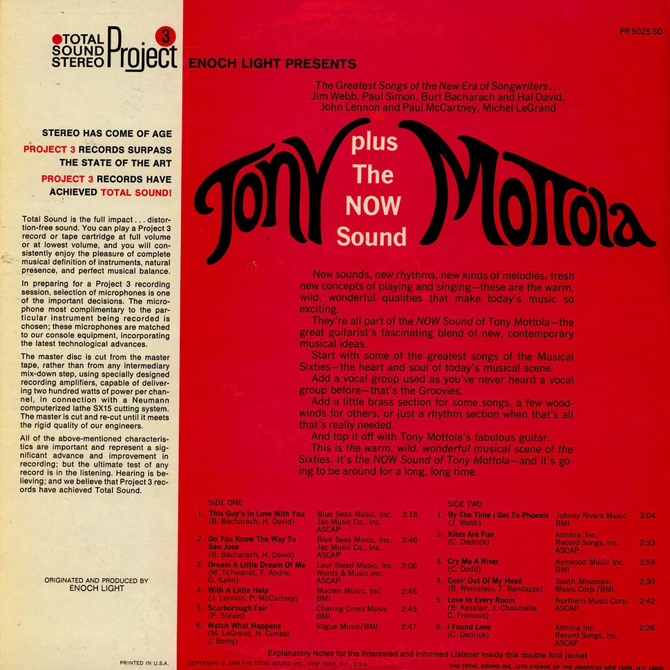 Tony Mottola With The Groovies - Warm, Wild & Wonderful