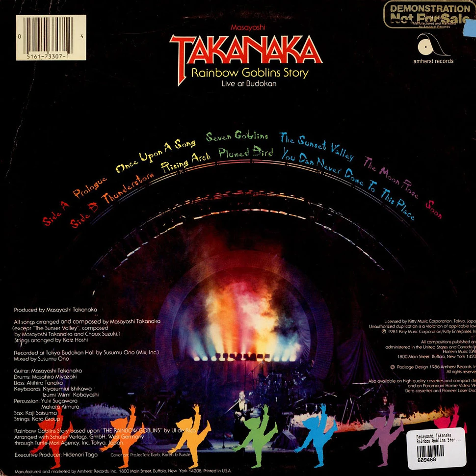 Masayoshi Takanaka - Rainbow Goblins Story / Live At Budokan