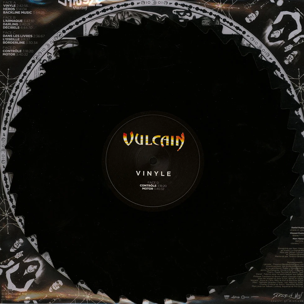 Vulcain - Vinyle Saw Shaped Vinyl Edition