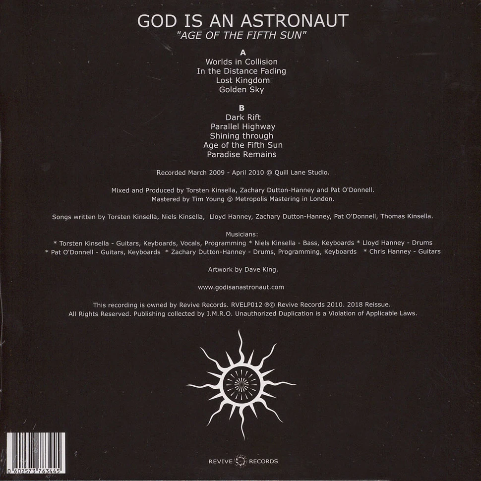 God Is An Astronaut - Age Of The Fifth Sun Green Vinyl Edition
