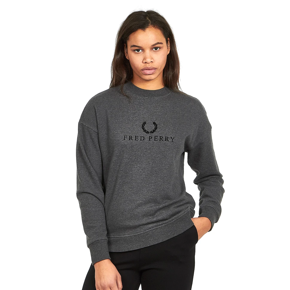 Fred Perry - Textured Branded Sweatshirt
