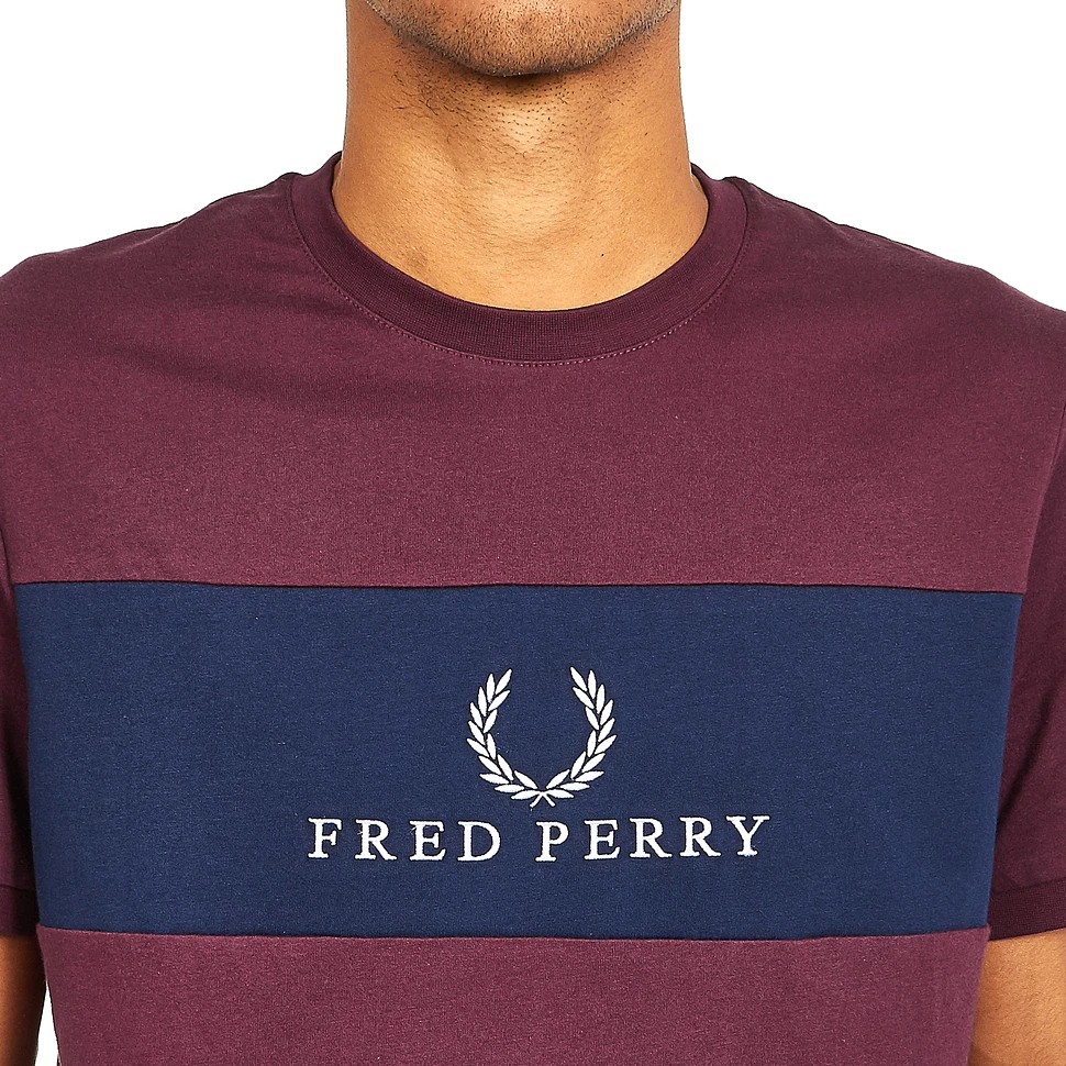 Fred Perry - Panel Embroidered T-Shirt