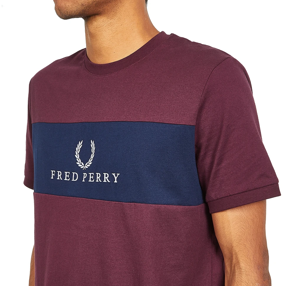 Fred Perry - Panel Embroidered T-Shirt