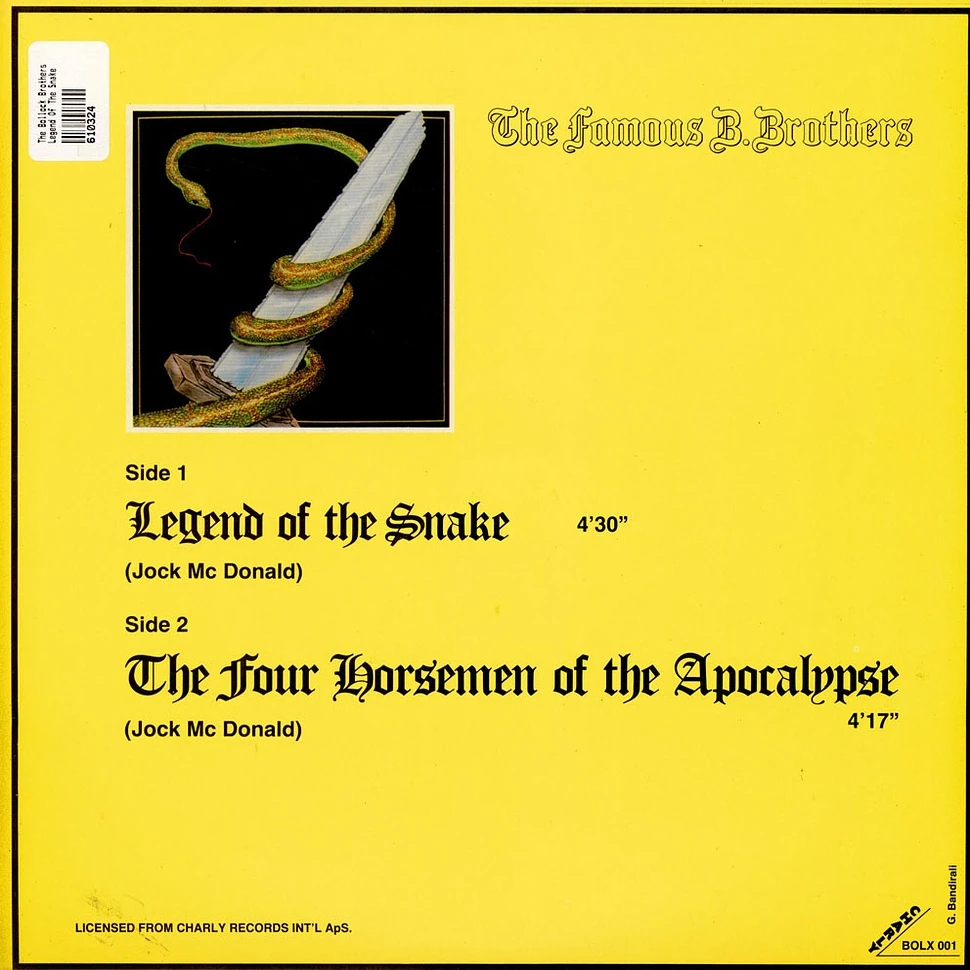 The Bollock Brothers - Legend Of The Snake