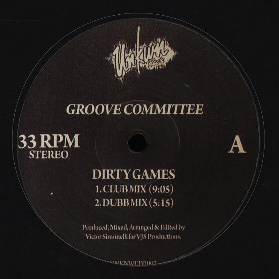 Groove Committee - Dirty Games