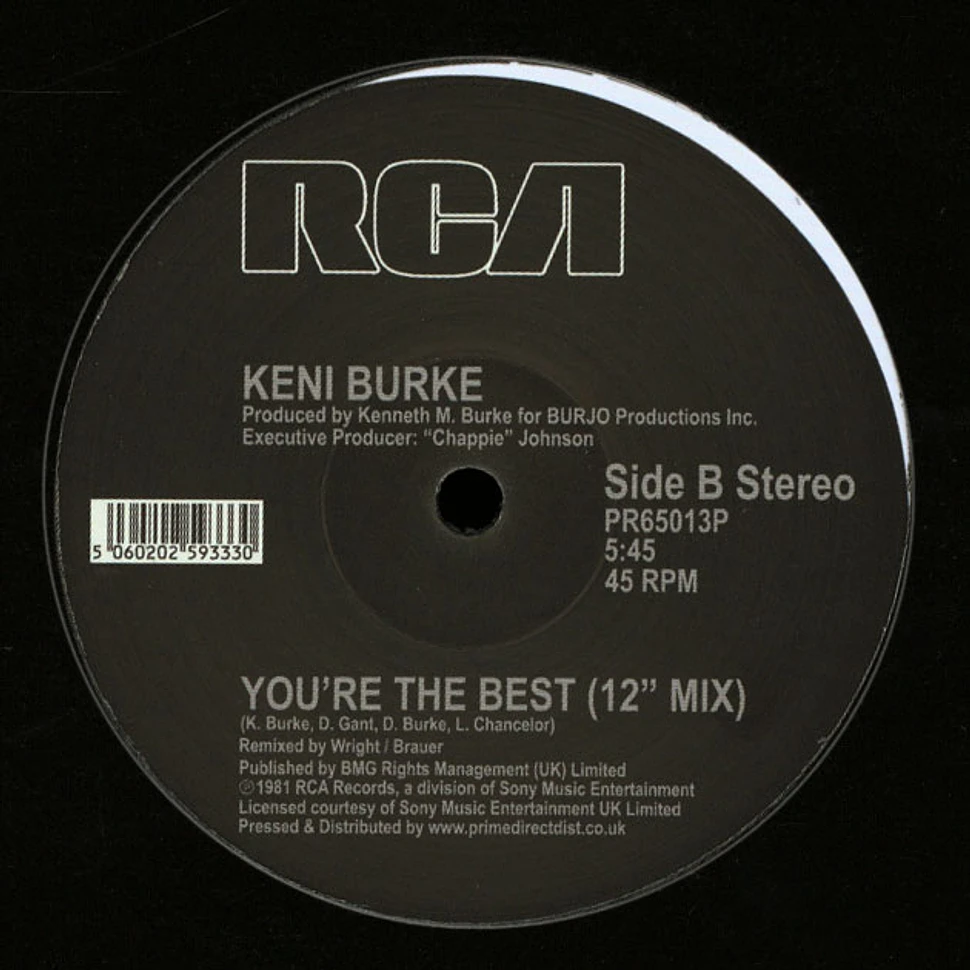 Keni Burke - Risin' To The Top / You're The Best (12 Inch Mix)