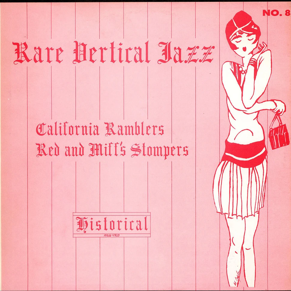 California Ramblers - Red And Miff's Stompers - Rare Vertical Jazz