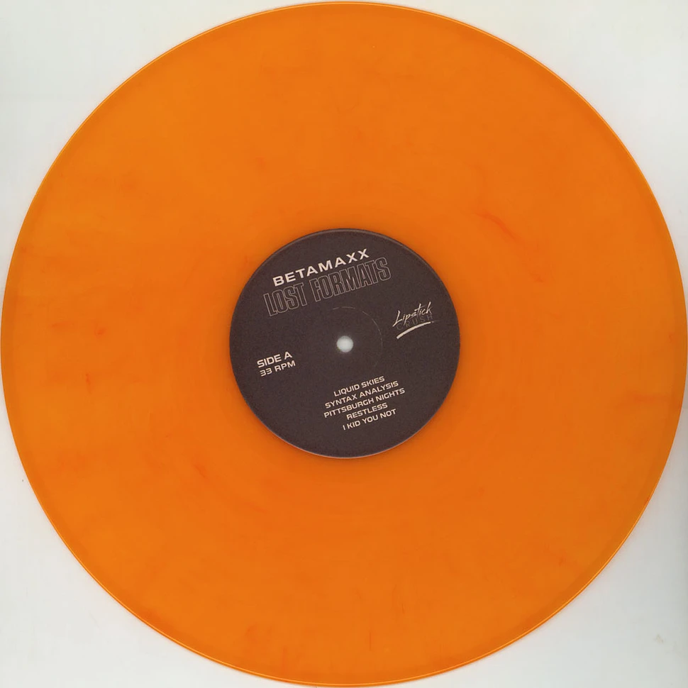 Betamaxx - Lost Formats Transparent Orange Colored Vinyl Edition