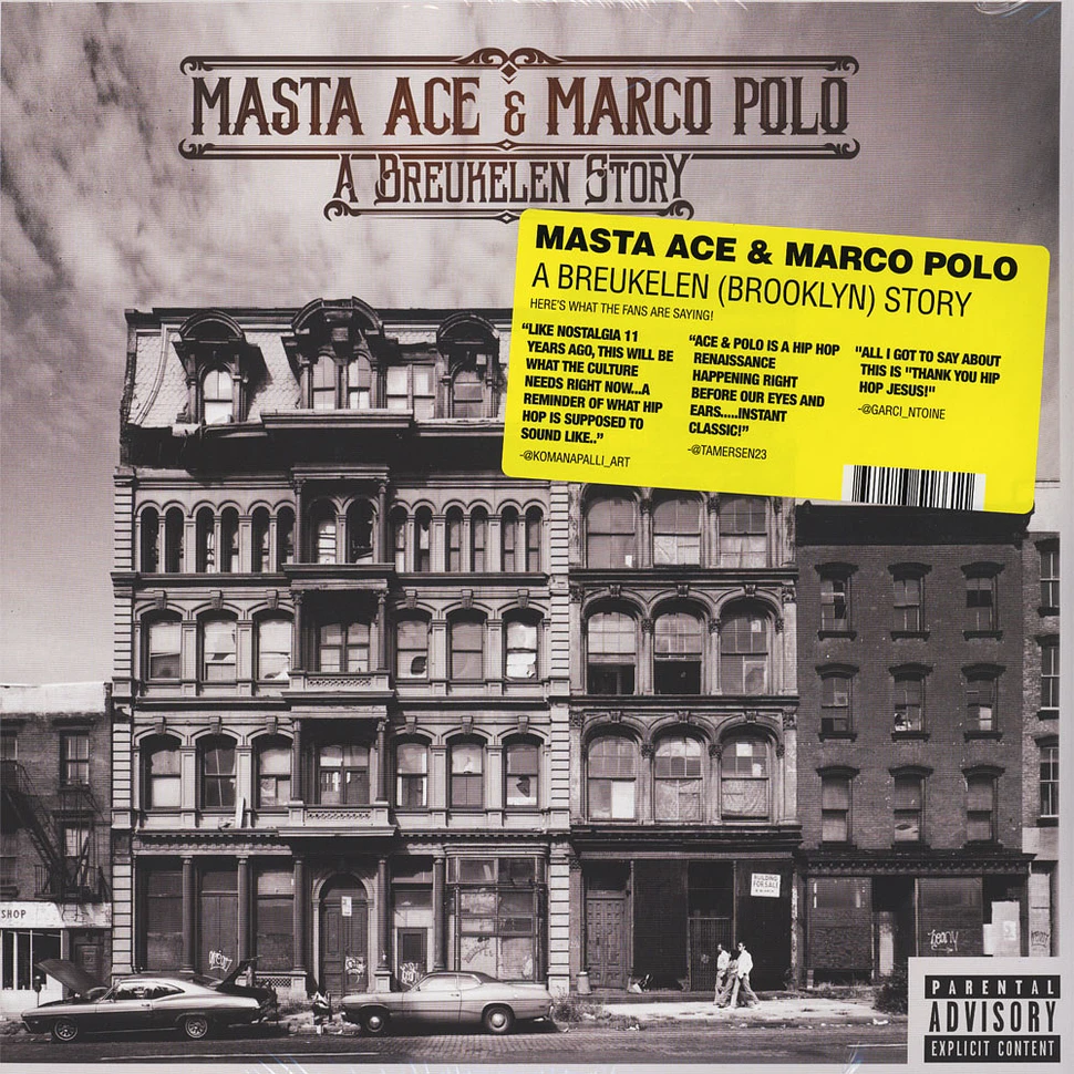 Masta Ace & Marco Polo - A Breukelen Story HHV Exclusive Black Vinyl Edition