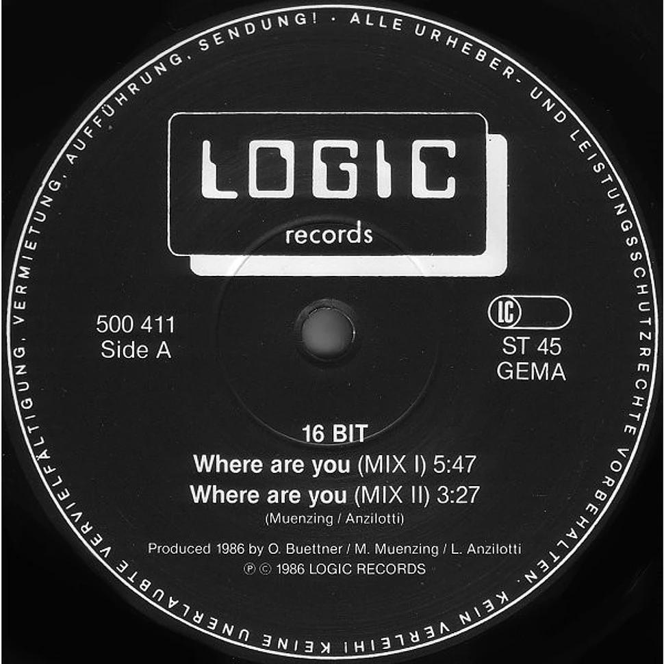 16 Bit - Where Are You?