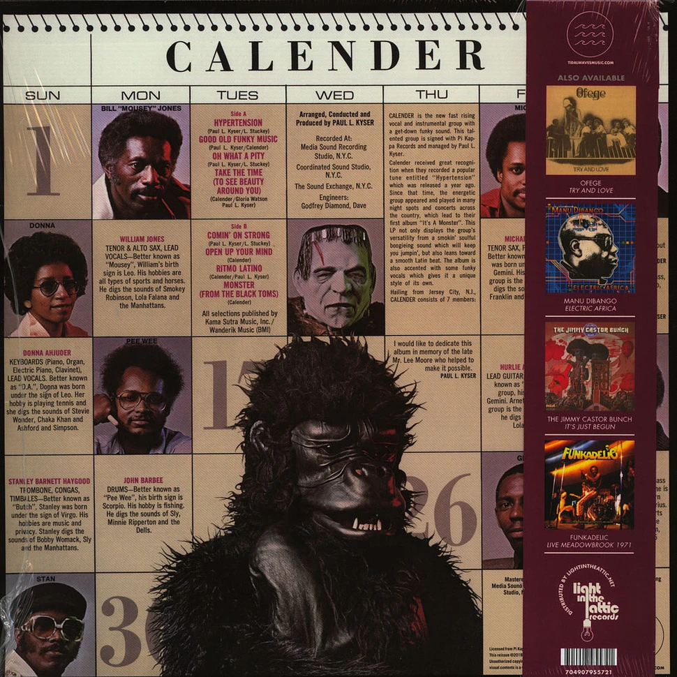 Calender - It's A Monster