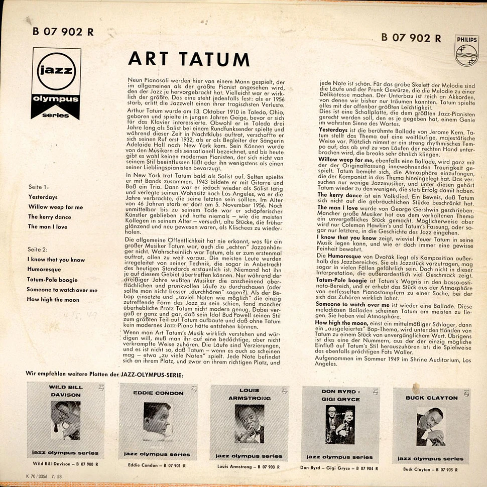 Art Tatum - Art Tatum