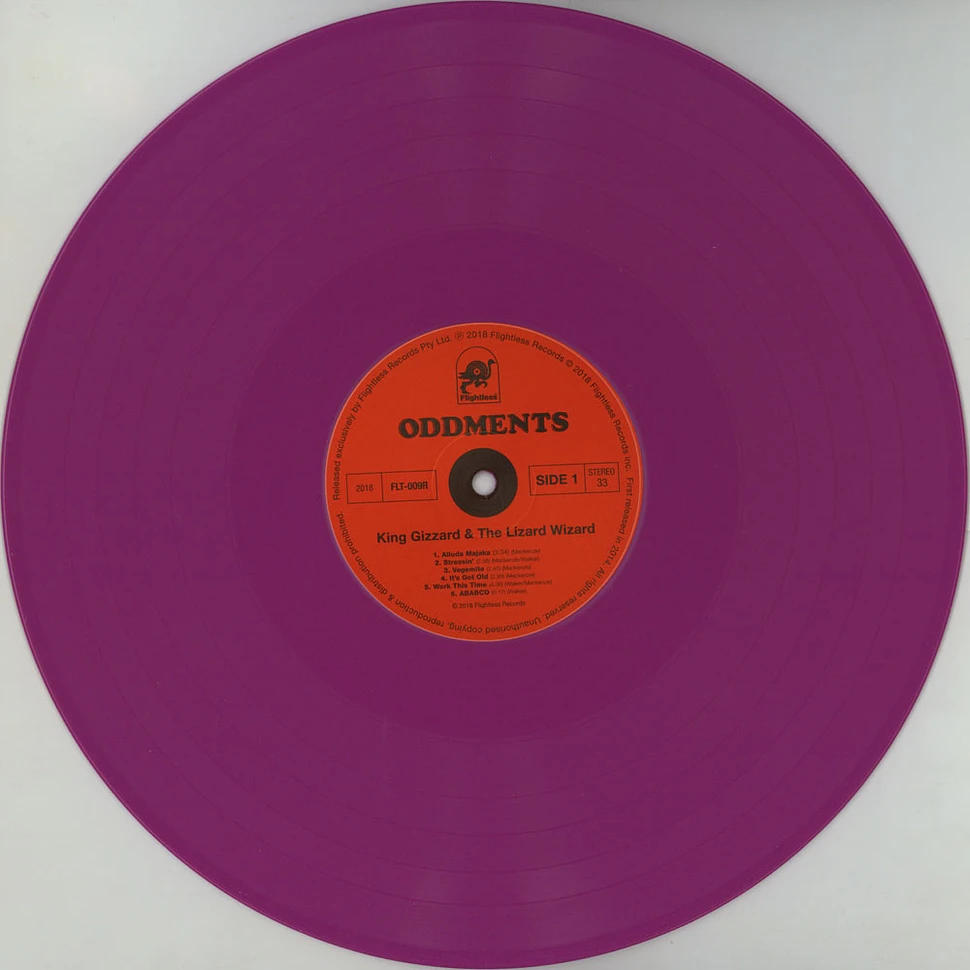 King Gizzard & The Lizard Wizard - Oddments Purple Vinyl Edition