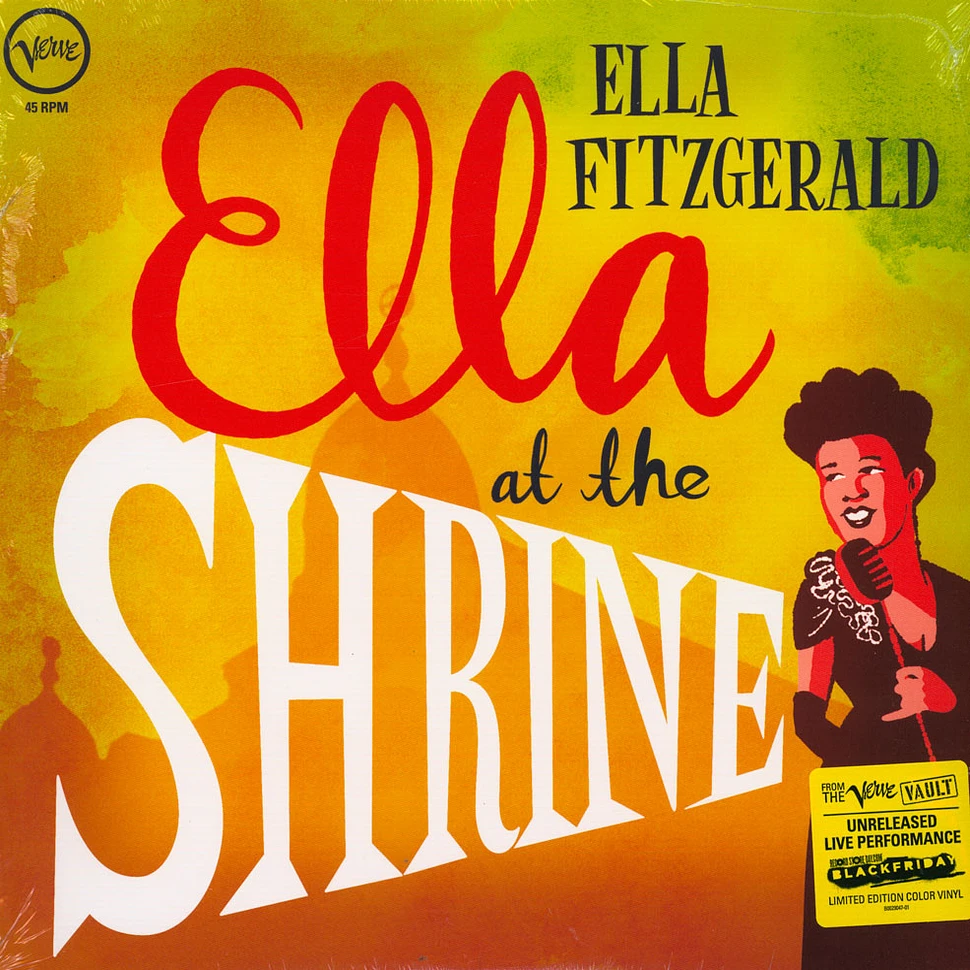 Ella Fitzgerald - Ella At The Shrine Translucent Yellow Colored Vinyl Edition