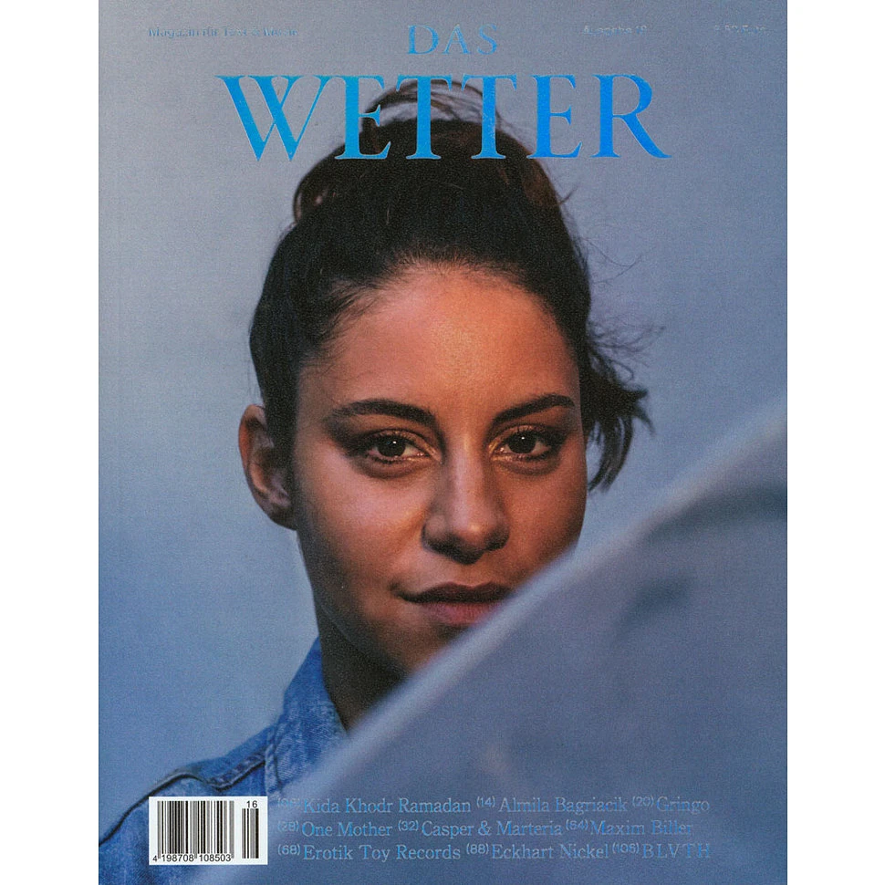 Das Wetter - Ausgabe 16 - Almila Bagriacik Cover