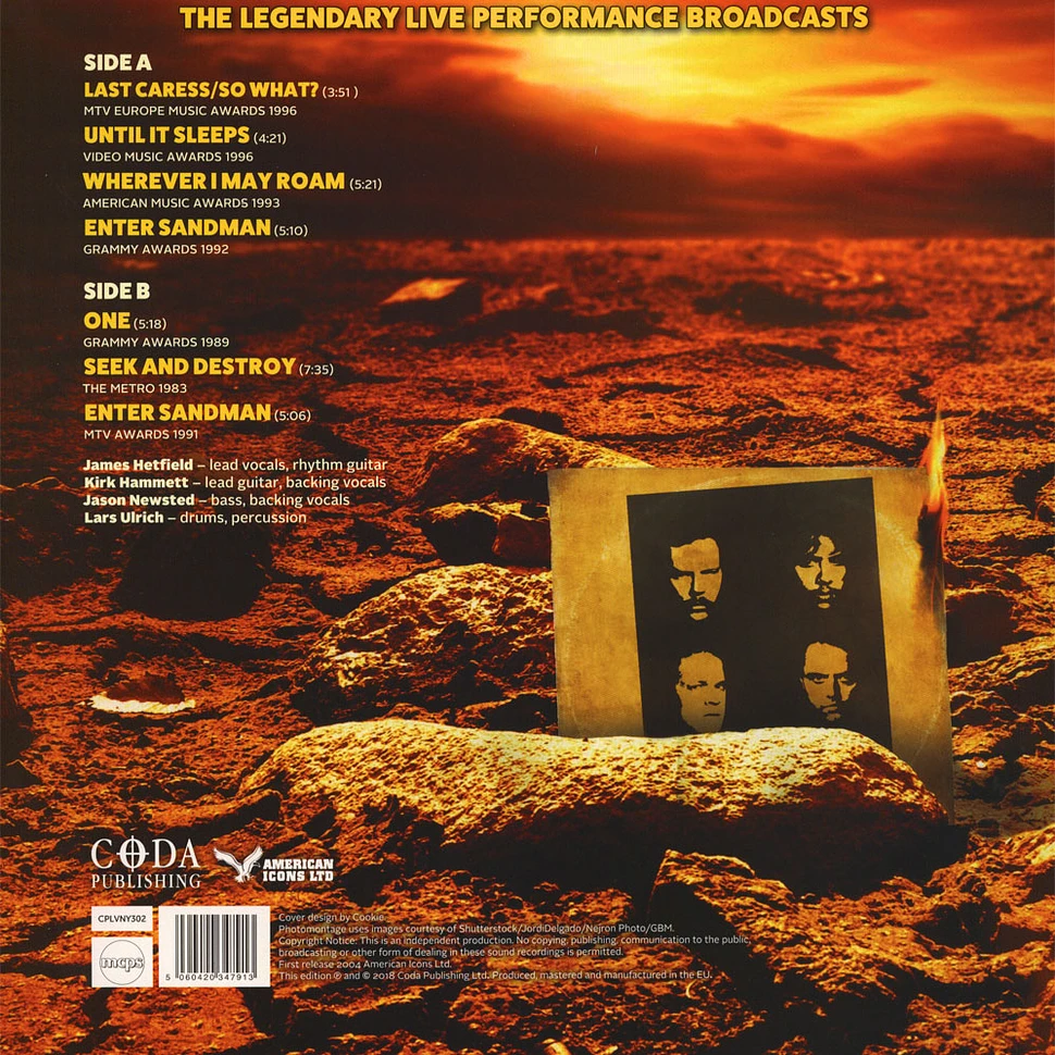 Metallica - Exit Sandman Sand Colored Vinyl Edition