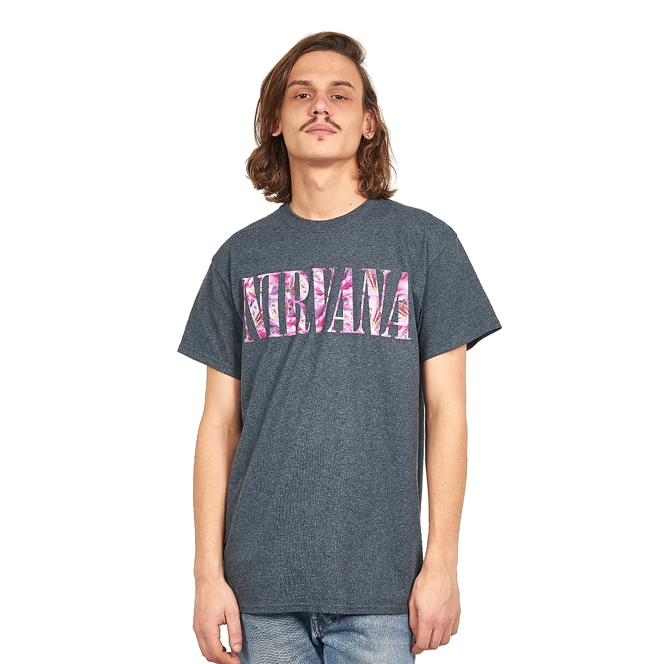Nirvana - Floral Logo T-Shirt