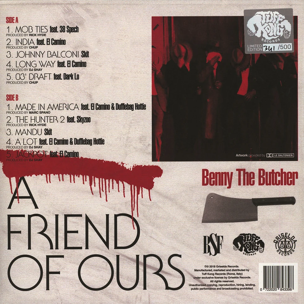 Benny The Butcher - A Friend Of Ours