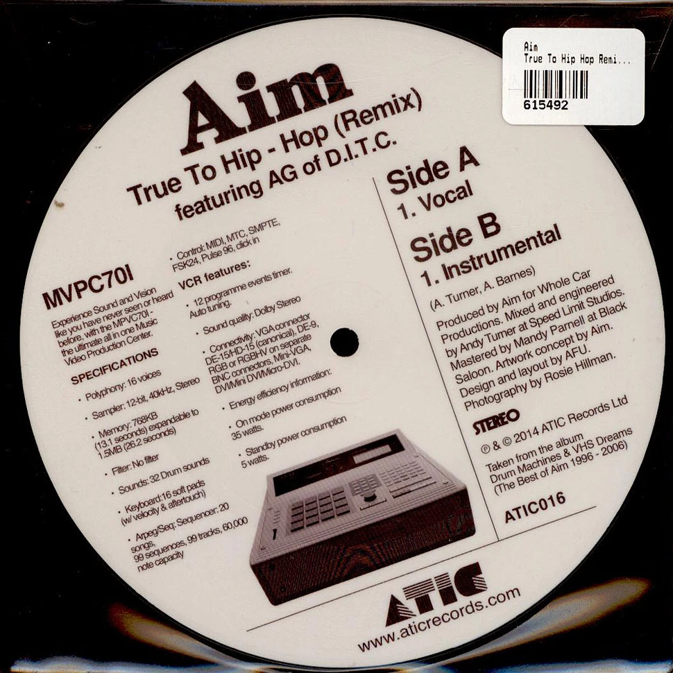 Aim Feat. AG - True To Hip Hop (Remix)