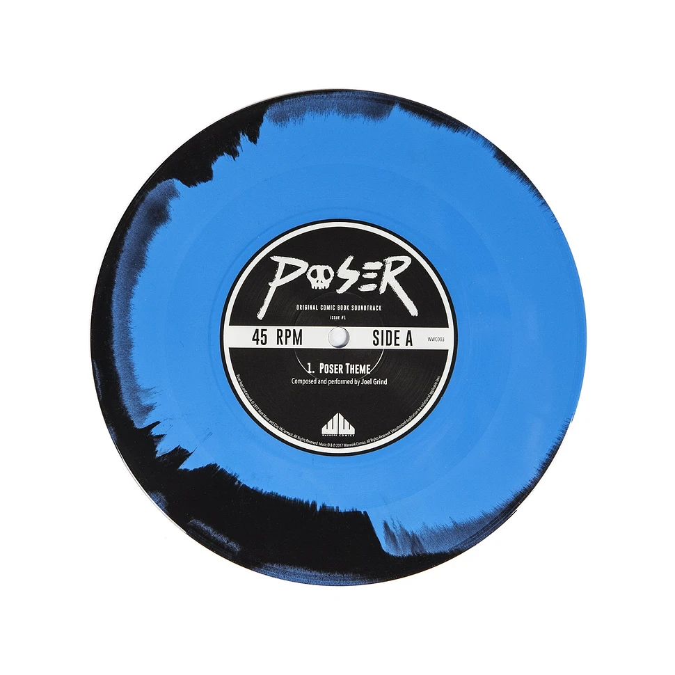 Poser - Issue 1 Comic / OST Poser Issue 2 By Joel Grind Blue Colored Vinyl